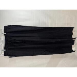 GAP Black Linen Pull on pant NWT Size Medium